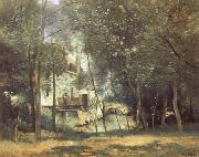 The Mill at Saint-Nicolas-les-Arras, Corot Camille